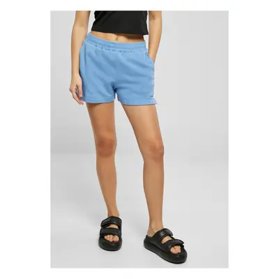 Women's organic terry shorts horizont blue