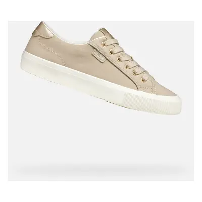 Beige women's sneakers Geox Emmeleny - Women's