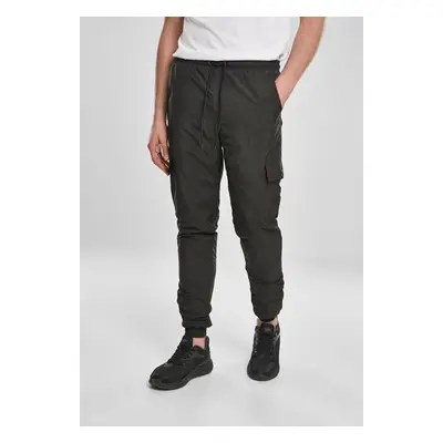 Cargo Nylon Track Pants Black