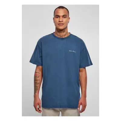 Large Small Spaceblue Embroidery T-Shirt