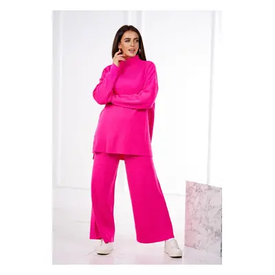 2-piece sweater set pink neon