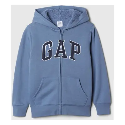 GAP Children's sherpa sweatshirt with logo - Boys