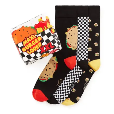 Celio Gift set of Burger socks, 3pcs - Men's