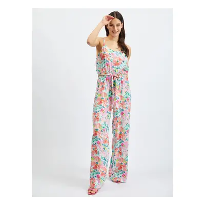 Orsay Pink-cream Women's Floral Overall - Women