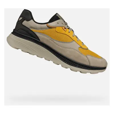 Yellow men's sneakers Geox Spherica Actif X1 - Men