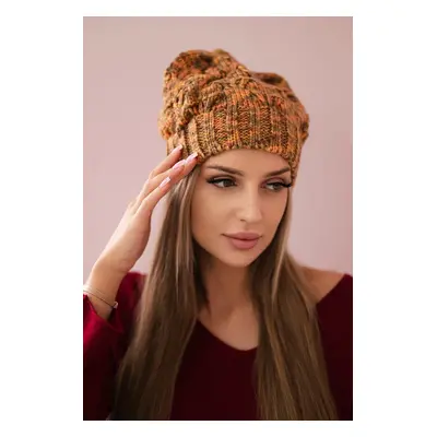 marka niezdefiniowana Cap with fleece Roksana K209 brown