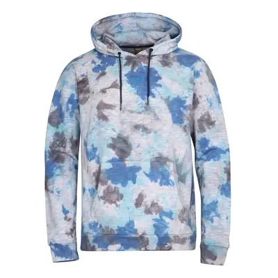 Men's tie-dye sweatshirt nax NAX ZENUR blue radiance