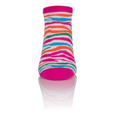 ZEBRA Ankle Socks - Amaranth/Colors