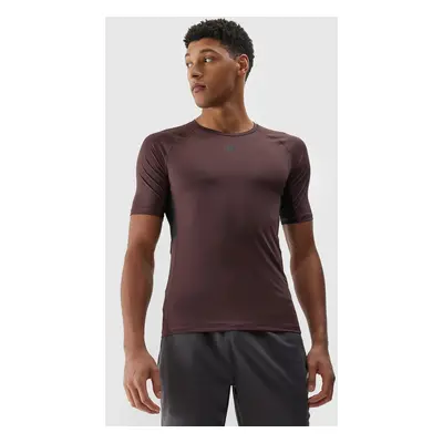 Men's Sports Quick-Drying T-Shirt 4F - Brown