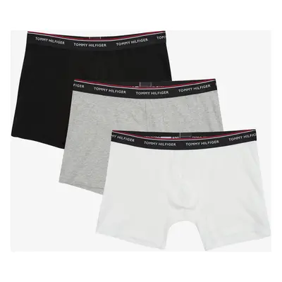 Set of three men's boxers in black, white and gray Tommy Hilfiger U - Men's