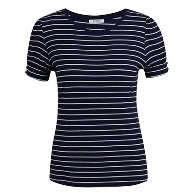 Orsay Dark Blue Women Striped T-shirt - Women