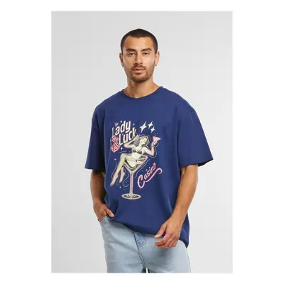 Men's T-shirt Lady Luck Oversize dark blue