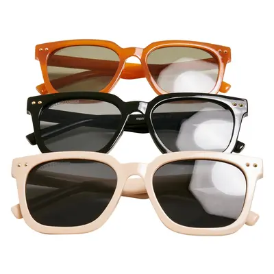 Chicago Sunglasses 3-Pack Black/Brown/Light Beige