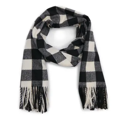 Orsay Cream-Black Women's Plaid Scarf - Women