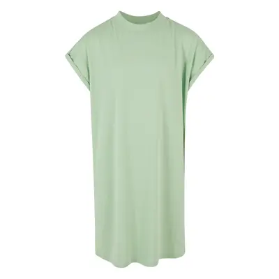 Turtle Extended Shoulder dress for girls - green