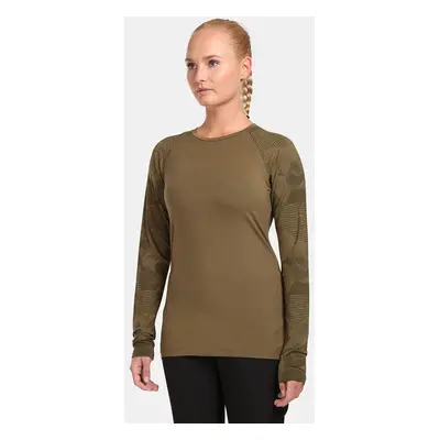 Women's long sleeve T-shirt Kilpi VENDELIA-W Green