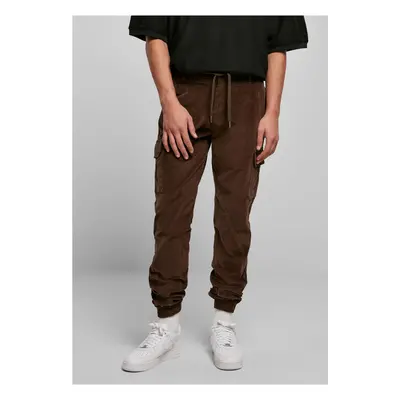 Corduroy Cargo Jogging Pants darkolive