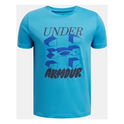 Boys' T-shirt Under Armour UA B SPLIT BIG LOGO SS - Boys