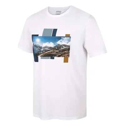 Men's cotton T-shirt HUSKY Tee Skyline white