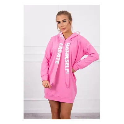 Kesi Dress with hood Oversize light pink