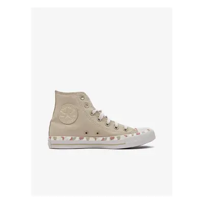 Pink-beige women's ankle sneakers Converse Chuck Taylor All Star - Women's