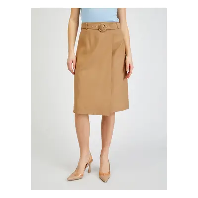 Orsay Brown Ladies Skirt - Ladies