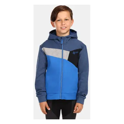 Boys' cotton sweatshirt Kilpi PREDA-JB Blue