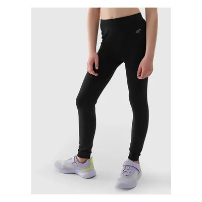 Girls' functional leggings 4F