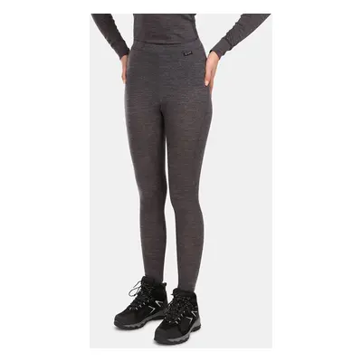 Women's functional thermal pants KILPI MAVORA BOTTOM-W Dark grey