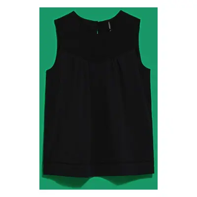 WOMEN'S TOP L-TS-4080 BLACK