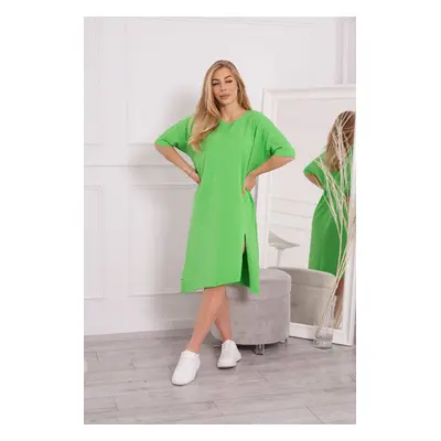 Oversize dress light green