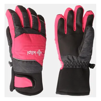 Children's finger ski gloves Kilpi SKIMI-J Pink