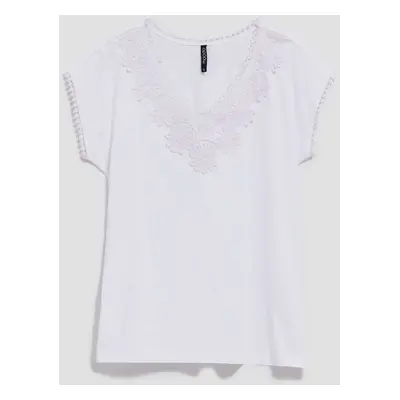 WOMEN'S T-SHIRT L-TS-4062 WHITE