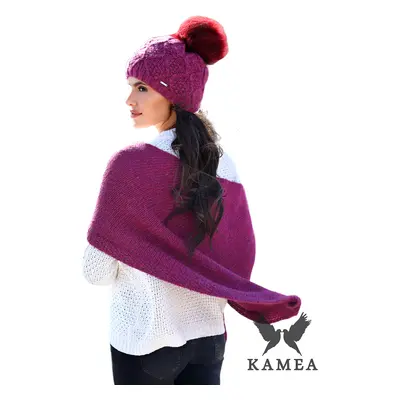 Női szett Kamea Kamea_Set_Hat&Scarf_K.22.219.20_Raspberry