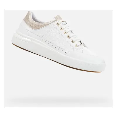 White women's sneakers Geox Dalyla - Women's