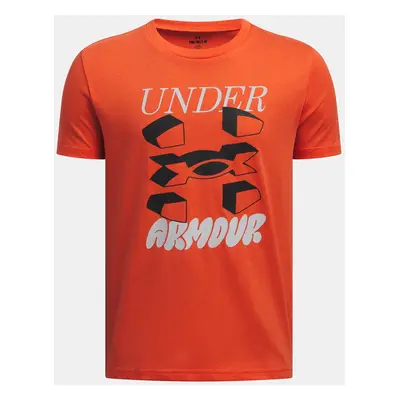 Boys' T-shirt Under Armour UA B SPLIT BIG LOGO SS - Boys