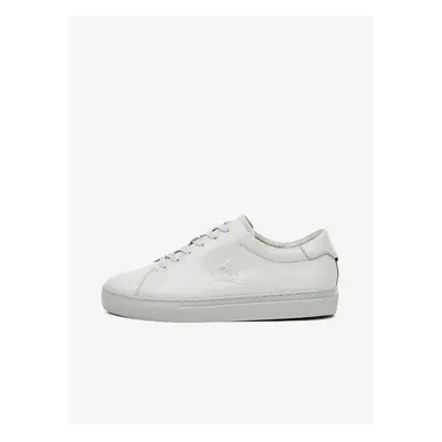 Light grey women's leather sneakers Tommy Hilfiger - Women's