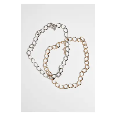 Large Classic Necklace 2-Pack - Gold and Silver Colors