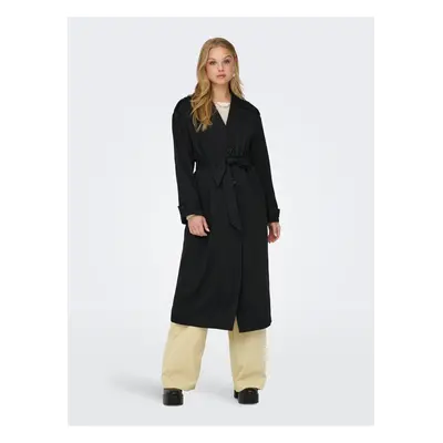 Black women's trench coat ONLY Line - Women