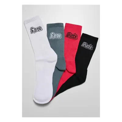 Love Hate Socks 4-Pack Multicolor