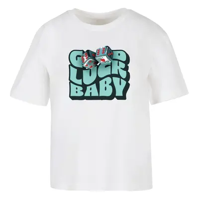 Women's T-shirt Good Luck Baby white