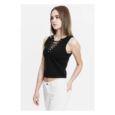 Women's lace top black