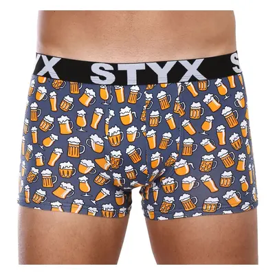 Men's boxers Styx art sports rubber beer