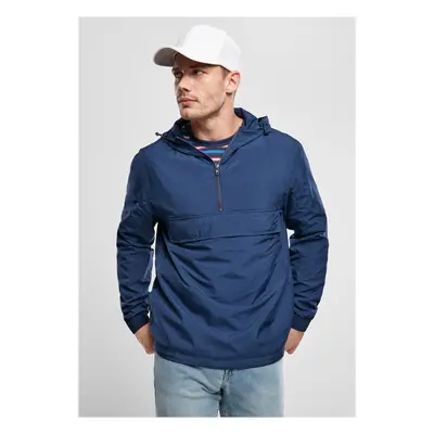 Basic Pull Over Jacket Dark Blue