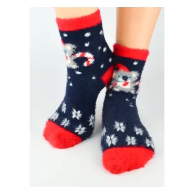 NOVITI Woman's Socks SB090-W-06 Navy Blue