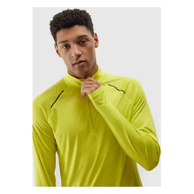 Men's Quick-Drying Long Sleeves T-Shirt 4F - Green