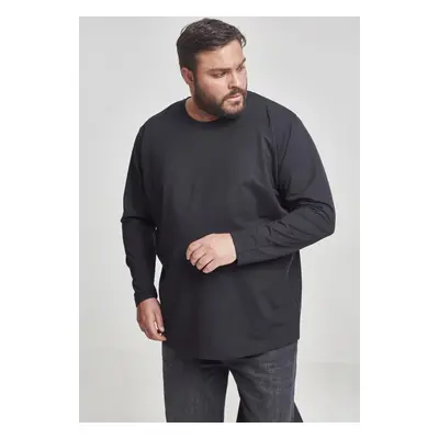 Black Stretch Terry Long Sleeve