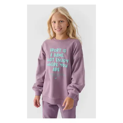 Girls' sweatshirt 4F