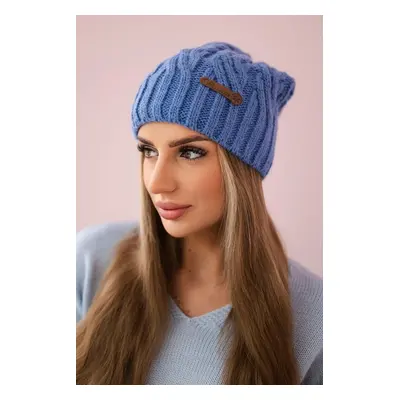 marka niezdefiniowana Cap with fleece Paulina K227 light jeans