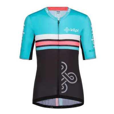 Women's cycling jersey Kilpi CORRIDOR-W light blue